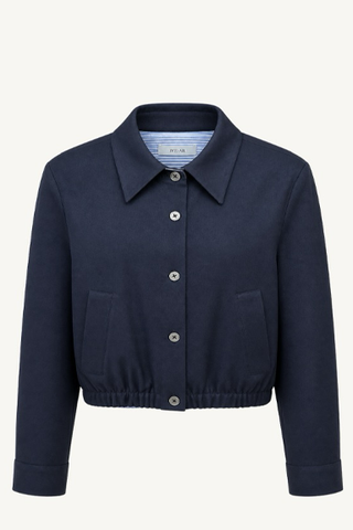 court jacket - navy multi