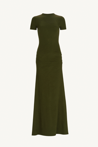 cristal dress - hunter green