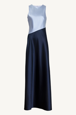 dasha dress - powder blue anthracite