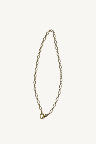 diamond link necklace