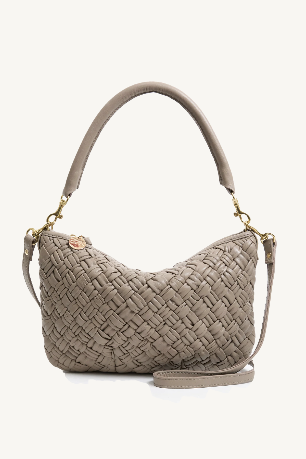 petit moyen messenger - dove grey puffy