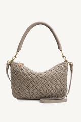 petit moyen messenger - dove grey puffy