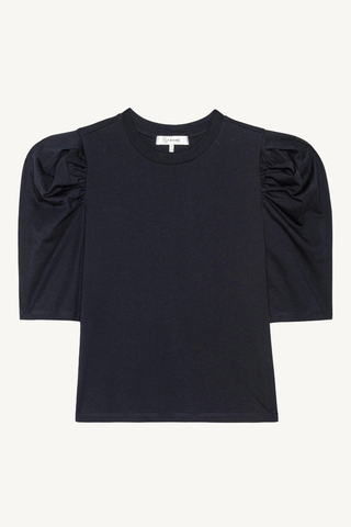 drape tee - navy