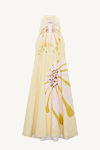 floral power dress - dream flower yellow