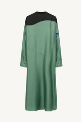 seductive blooms dress - autumn green