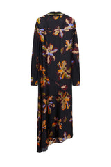 floral seductive dress - flame all over print