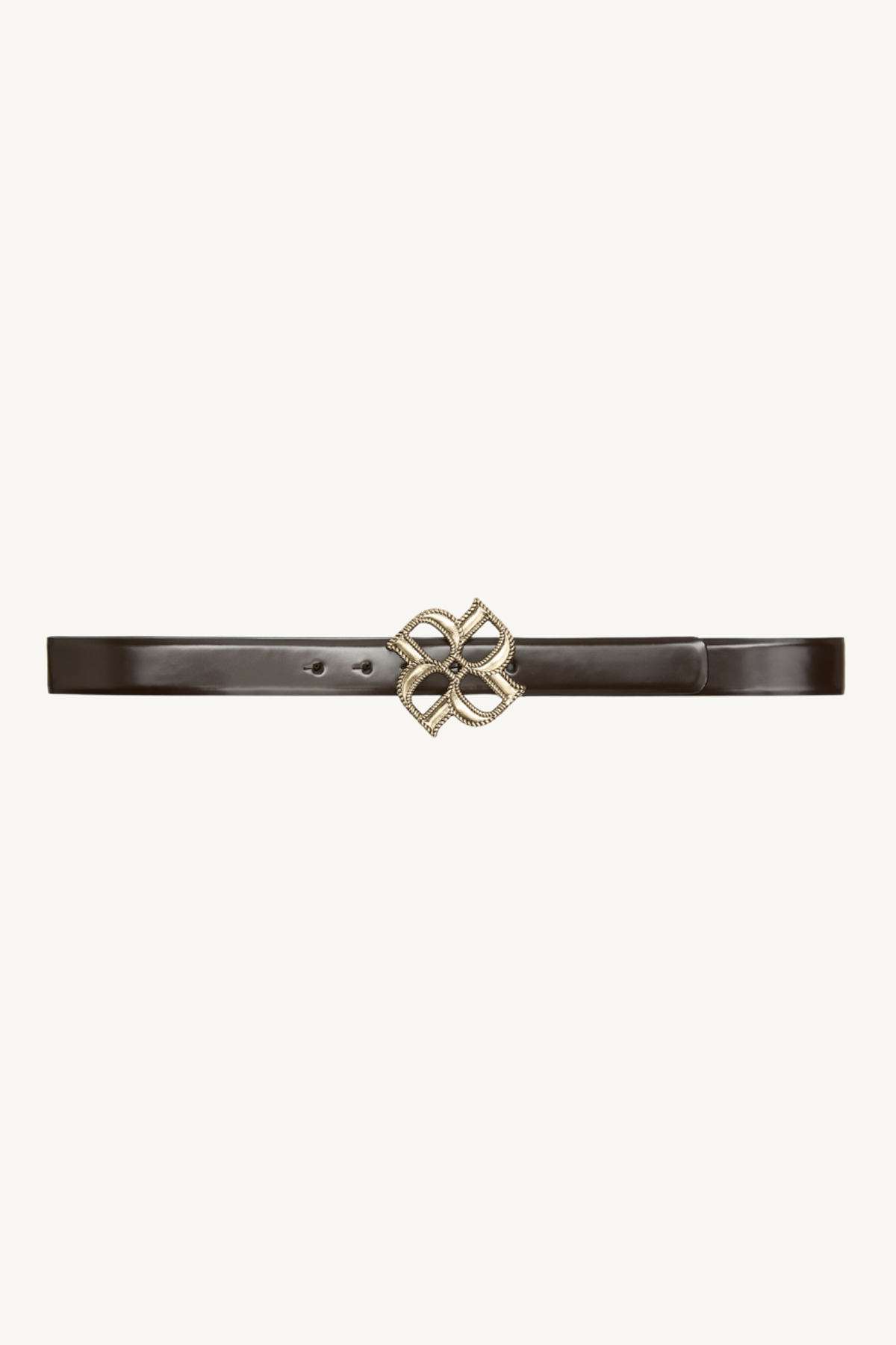 subtle shine d rose belt - chocolate tweed