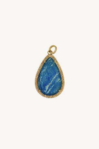 malachite and azurite pendant