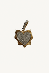 diamond heart pendant