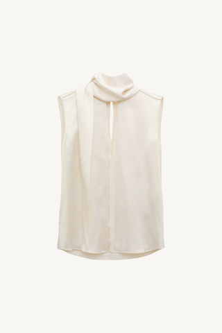 sense of shine blouse - eggshell