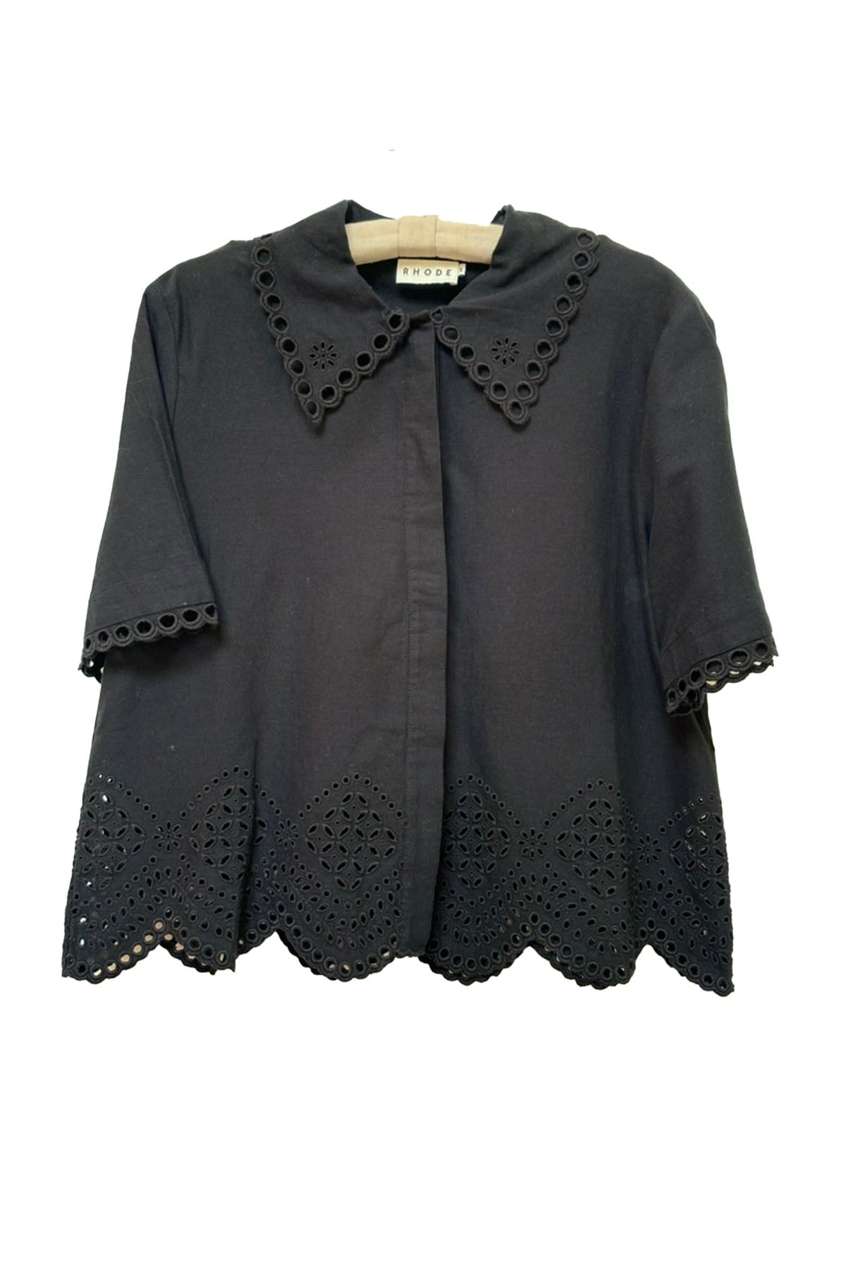 elisa top - ink bastille eyelet