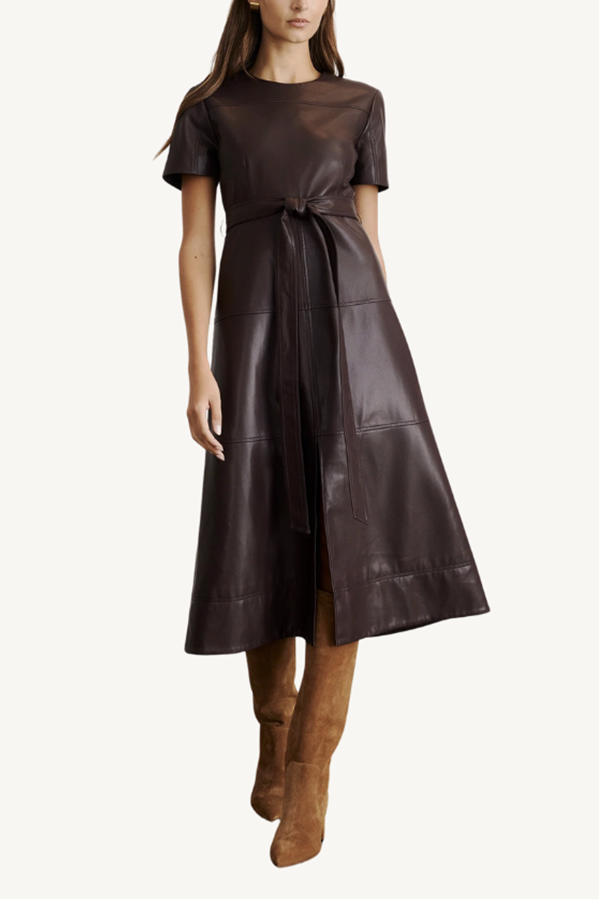 ella dress - oxblood