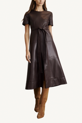ella dress - oxblood