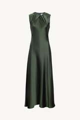 emily dress - forest green