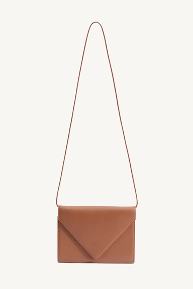 envelope wallet bag - brown rust