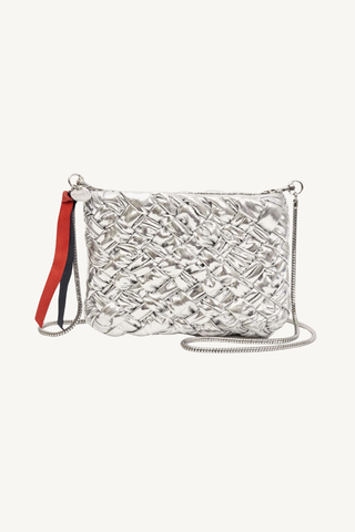 estelle - puffy woven silver