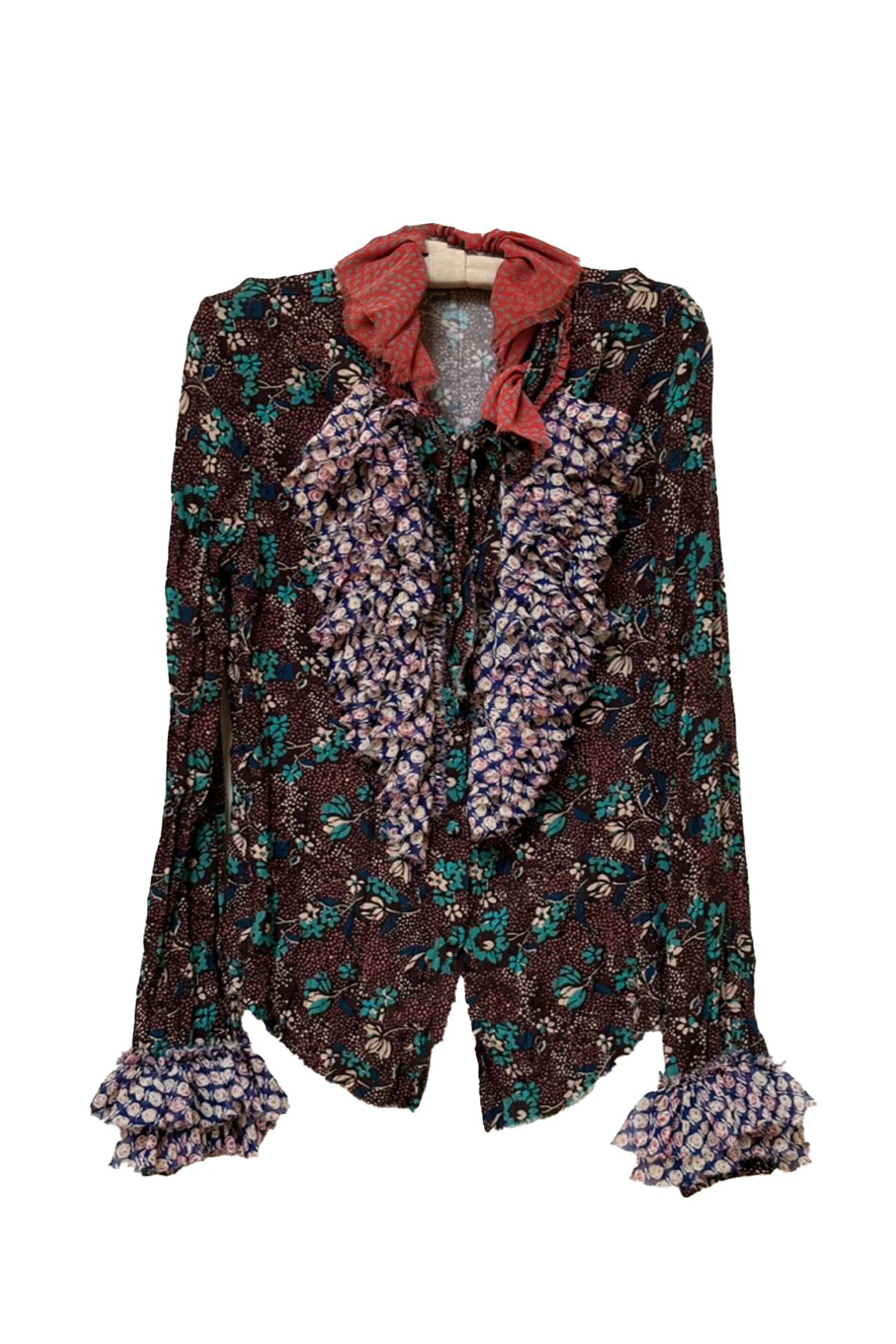 everything blouse - mixed prints