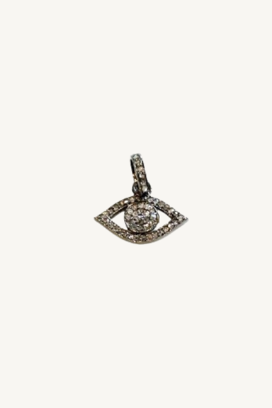 evil eye diamond pendant