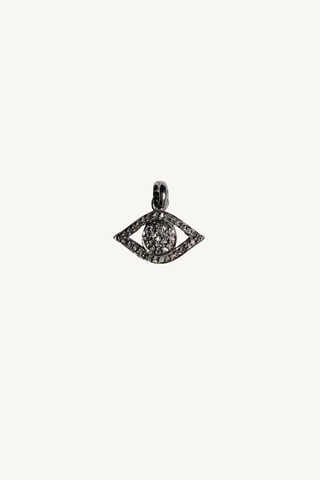 evil eye diamond pendant