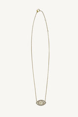 mother of pearl evil eye necklace