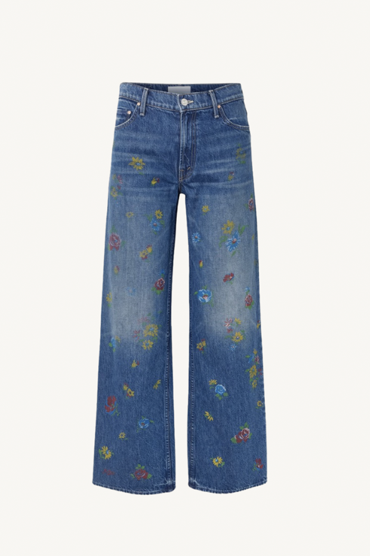mother denim - lil rerun zip sneak - field of flowers – Eloise