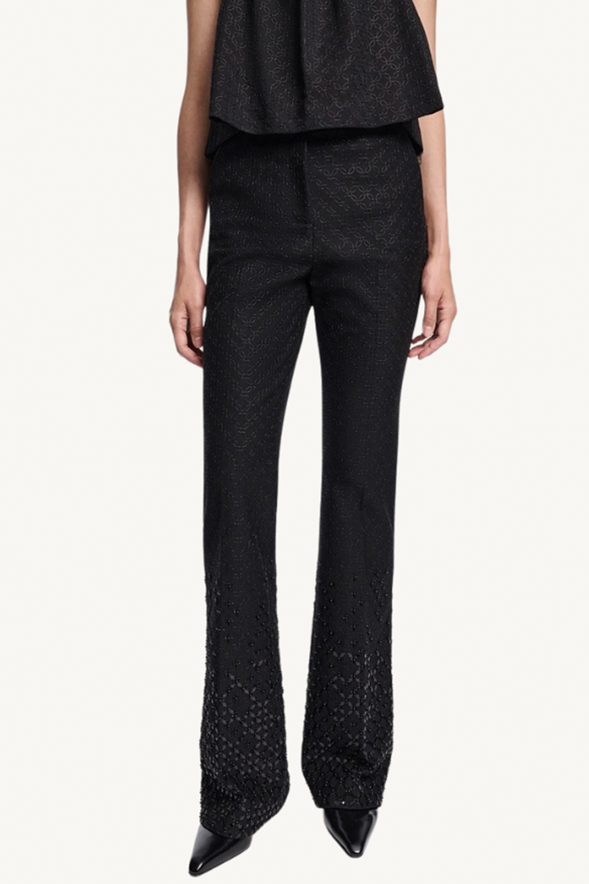 sparkling emotions pants - pure black