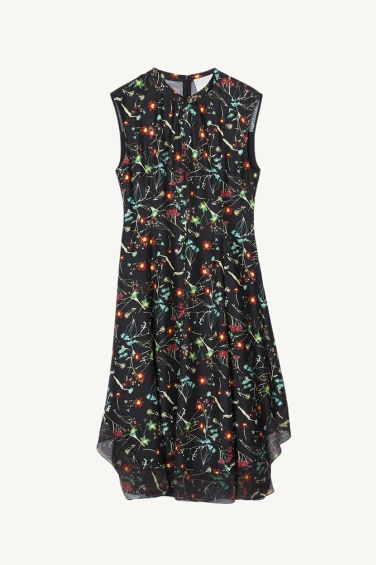 bliss floral dress - black multi