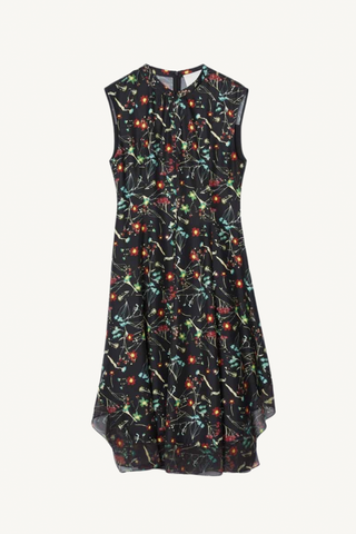 bliss floral dress - black multi