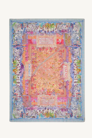 florence map scarf