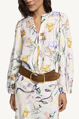 floral power blouse - wicked flower print