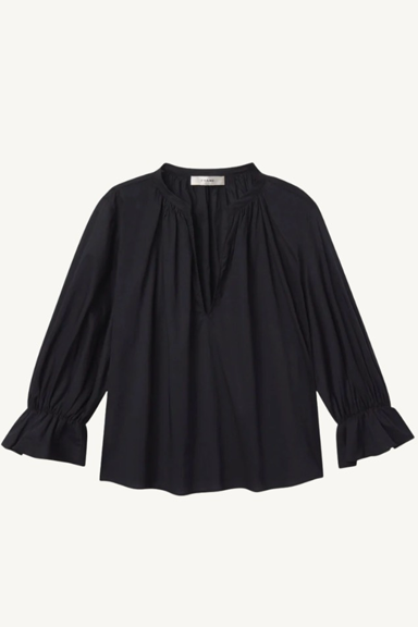 poet blouse - navy