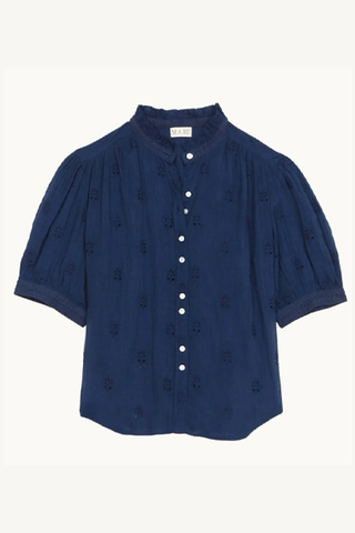 frani top - indigo