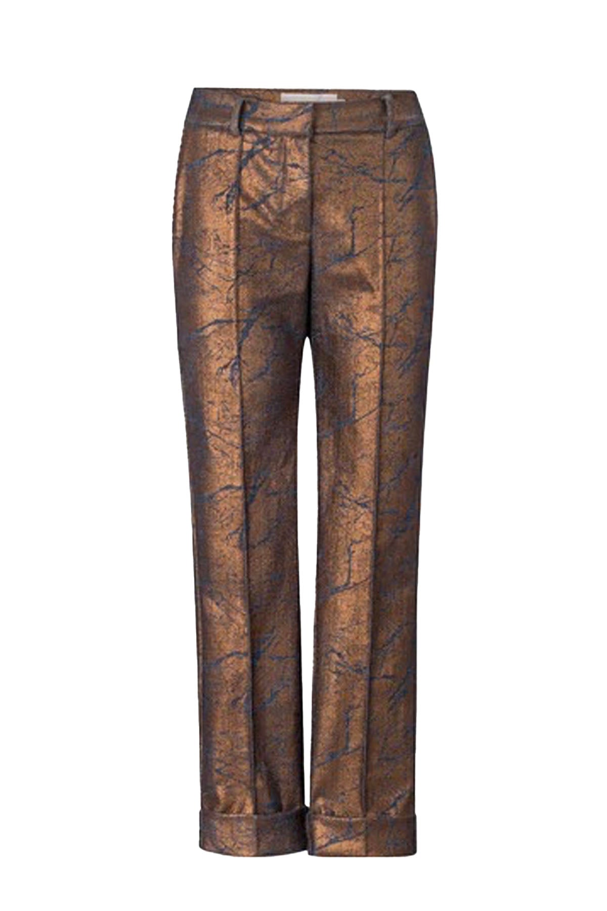 garmet pant - metallic ocher