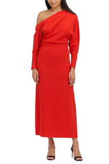 georgie dress - spiced red