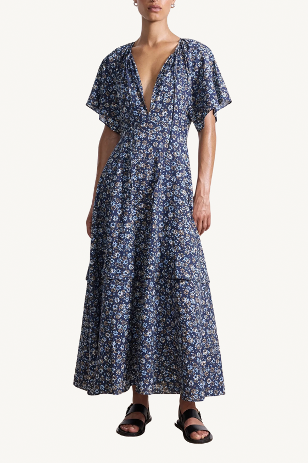 gilda tiered dress - gia ditsy