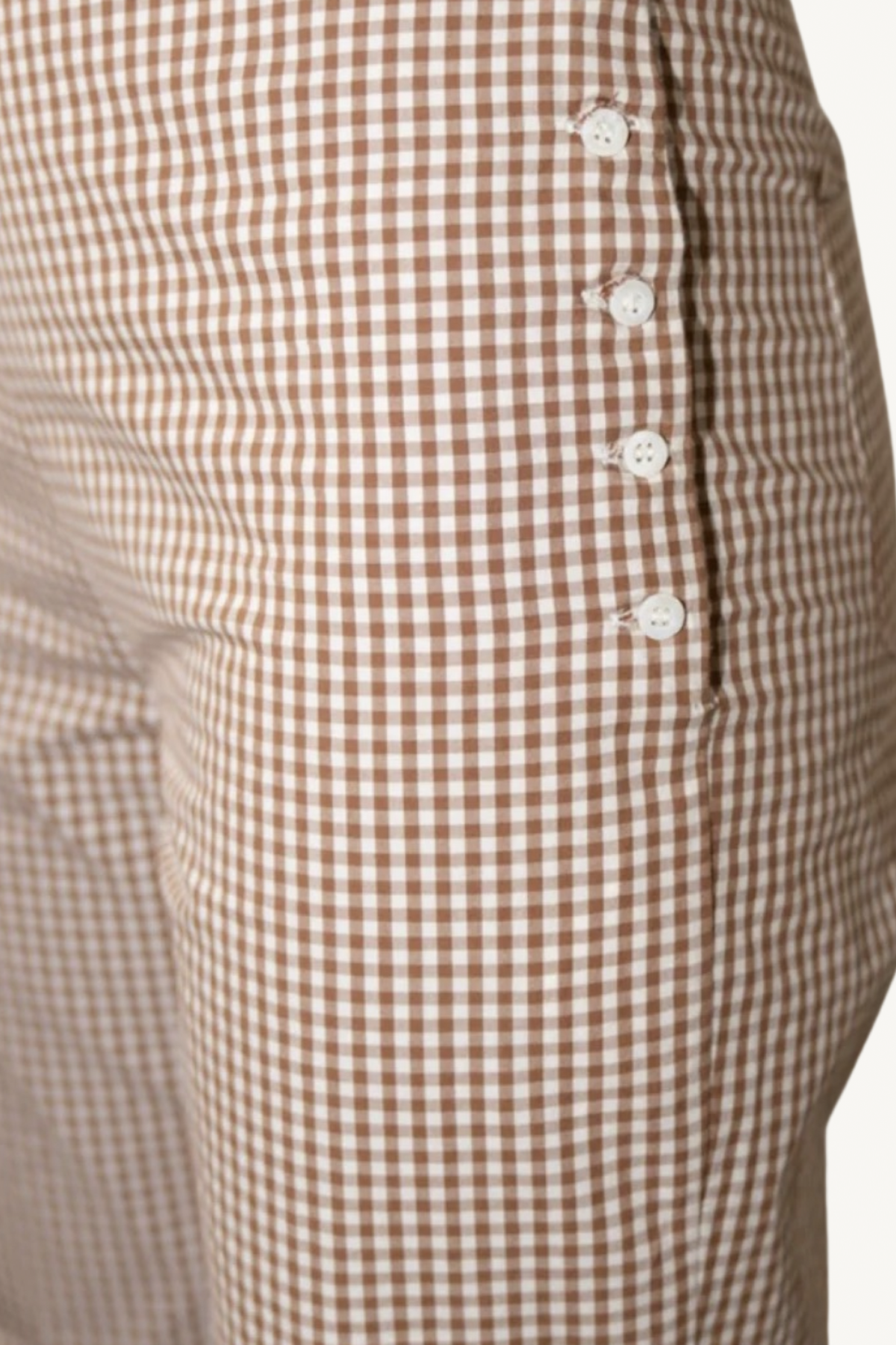 mari pant - brown gingham