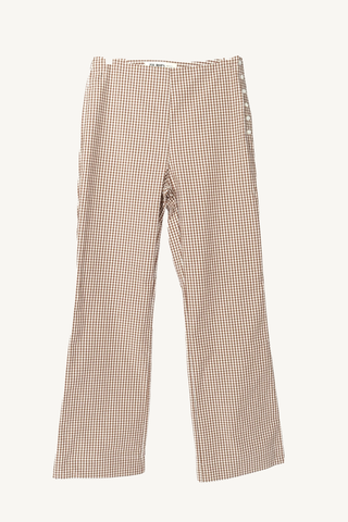 mari pant - brown gingham