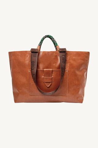 grande bateau tote - camel new look