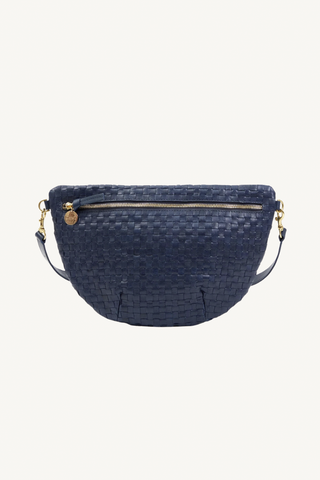 grande fanny - bleu marine woven checker