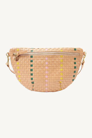 grande fanny - woven checker with stripe
