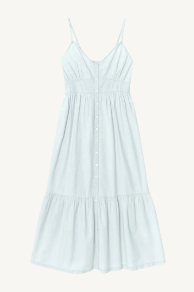 greta dress - air blue