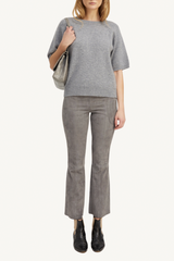 ankle flare pant - castle grey