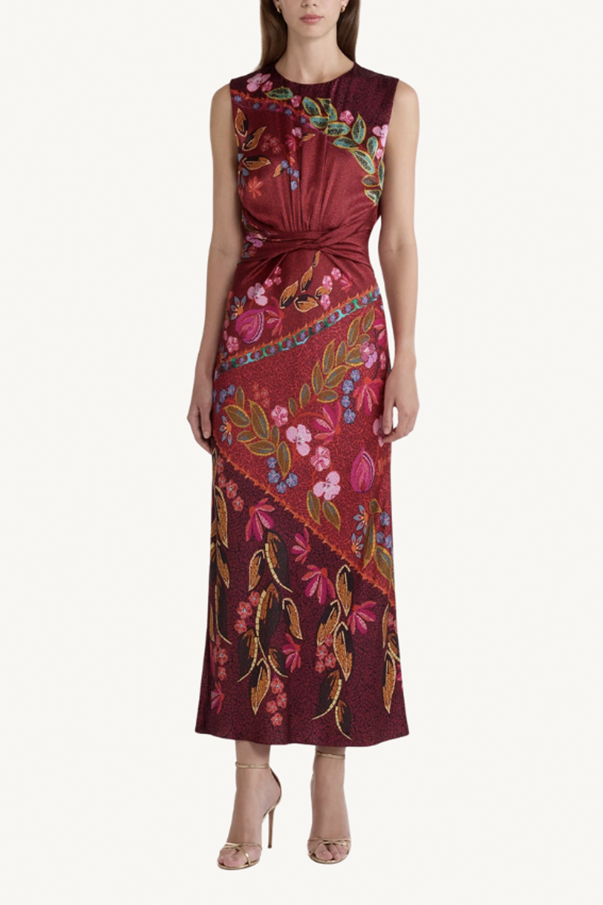 gwen dress - garnett terrazzo placement