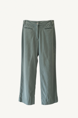 corduroy trousers - sea