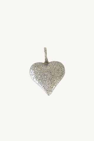 large diamond heart pendant