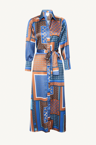 herminia dress - tile patchwork