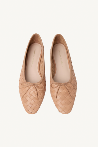 landry woven flat - honey