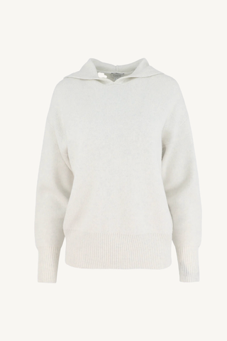 doubleknit pullover hoodie - whisper