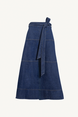 hudley skirt - classic indigo blue