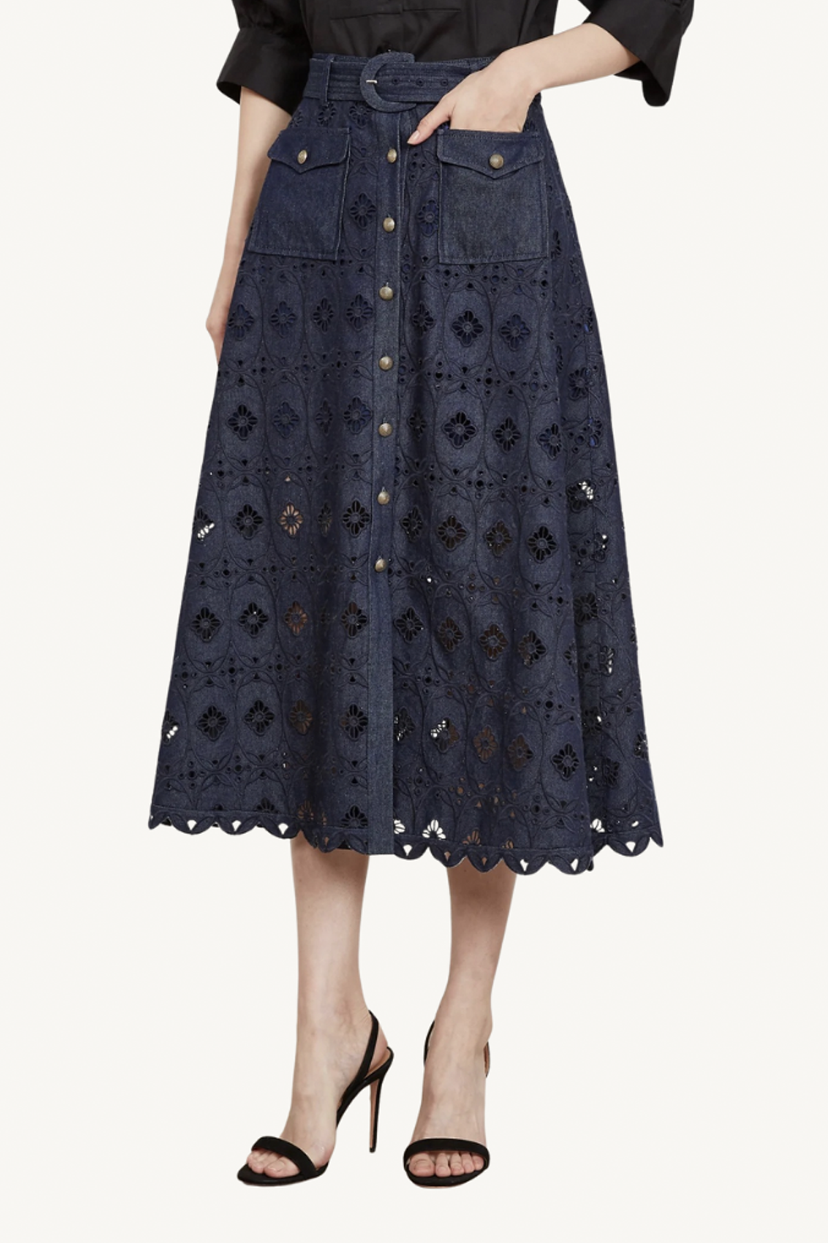 kali-b skirt - indigo briollette